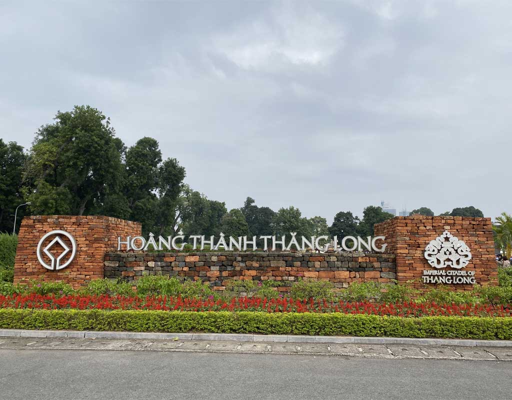 Historic architecture and archaeological remains at the Imperial Citadel of Thang Long