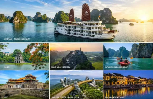 10-Day Luxury Vietnam Tour – Hanoi, Ninh Binh, Halong Bay, Da Nang, Hue & Hoi An