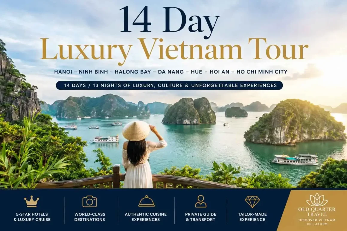 14 Day Luxury Vietnam Tour 14 Day Luxury Vietnam Tour from Hanoi to Ho Chi Minh City