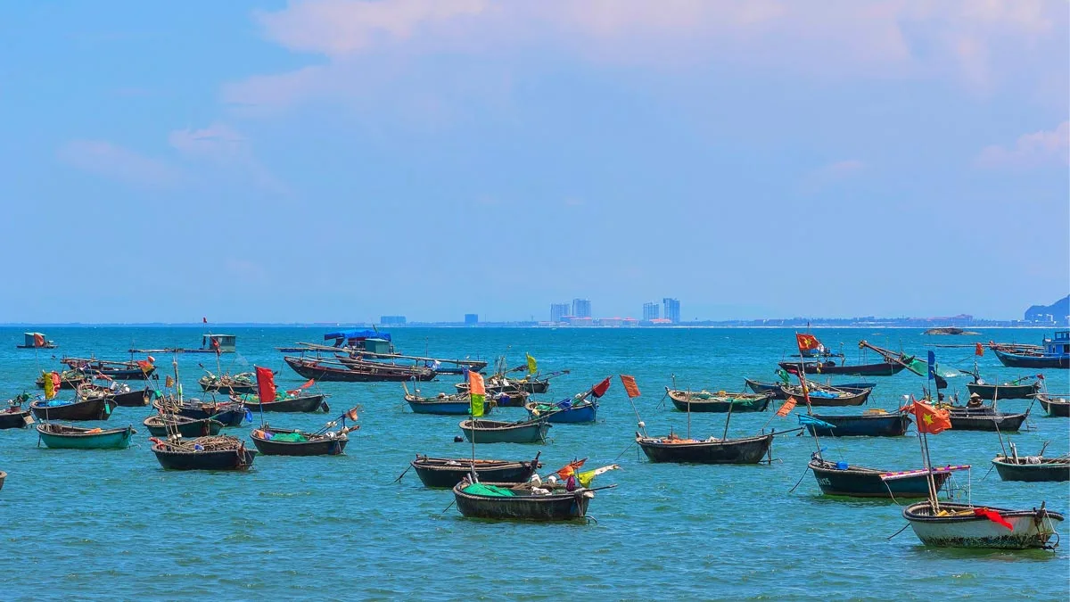 My Khe Beach in Da Nang, one of the best places to visit in Vietnam.