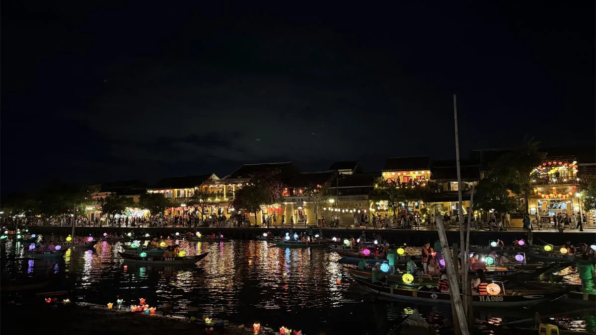 Colorful lanterns in Hoi An Ancient Town, one of the most charming places to visit in Vietnam.