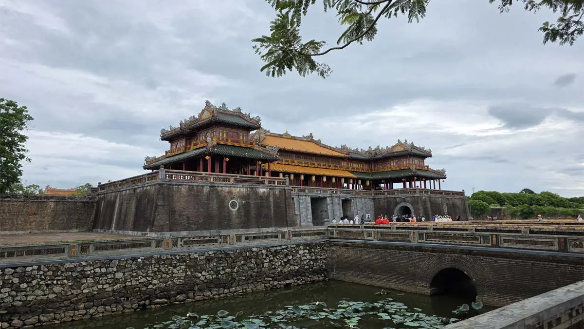 Hue Imperial City, the historic former capital of Vietnam.