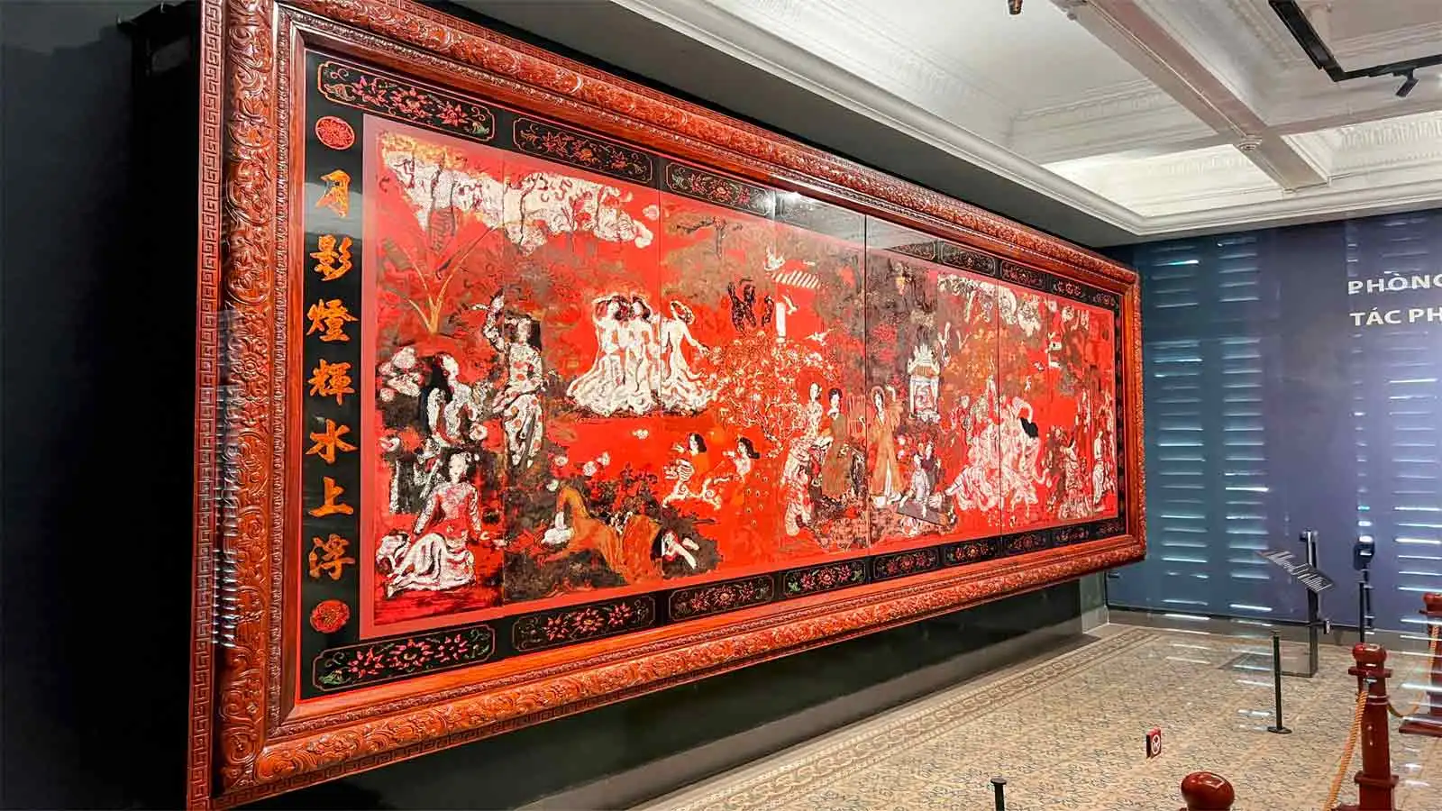 Ho Chi Minh City Museum of Fine Arts displaying Vietnamese paintings, sculptures and colonial architecture