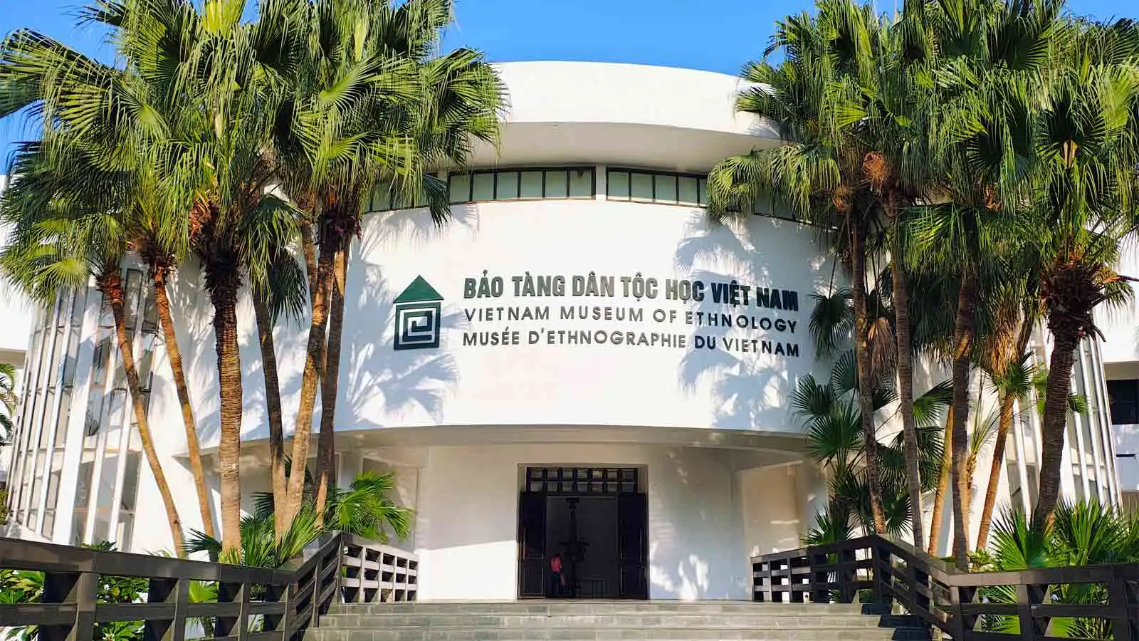 Vietnam Museum of Ethnology in Hanoi featuring traditional houses and cultural exhibits of Vietnam's 54 ethnic groups