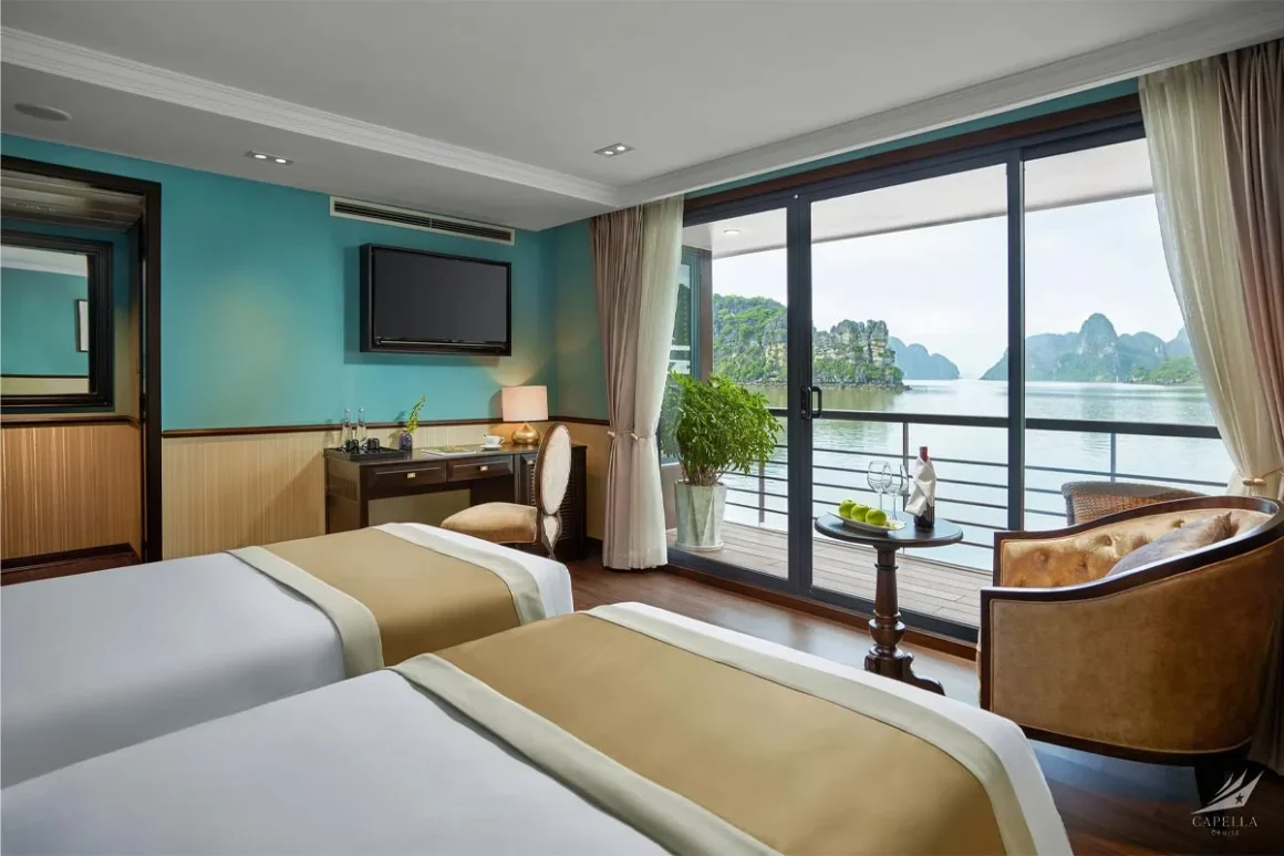 Harmony Suite cabin on Capella Cruise Lan Ha Bay