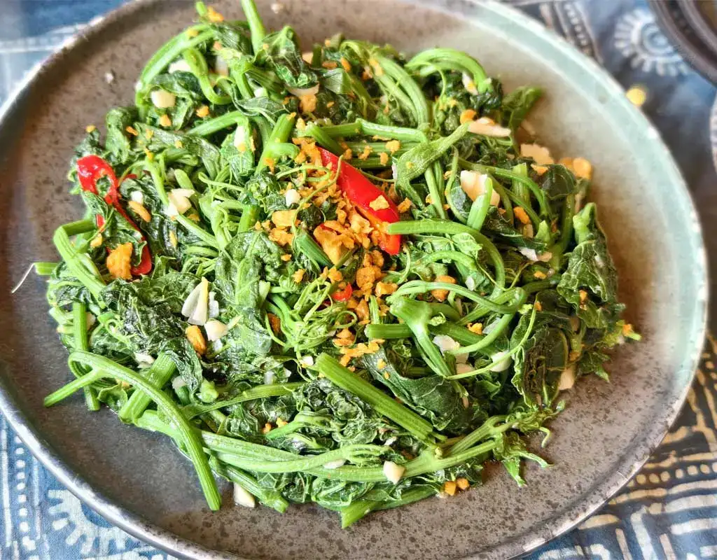 Fresh mountain vegetables in Sapa Vietnam