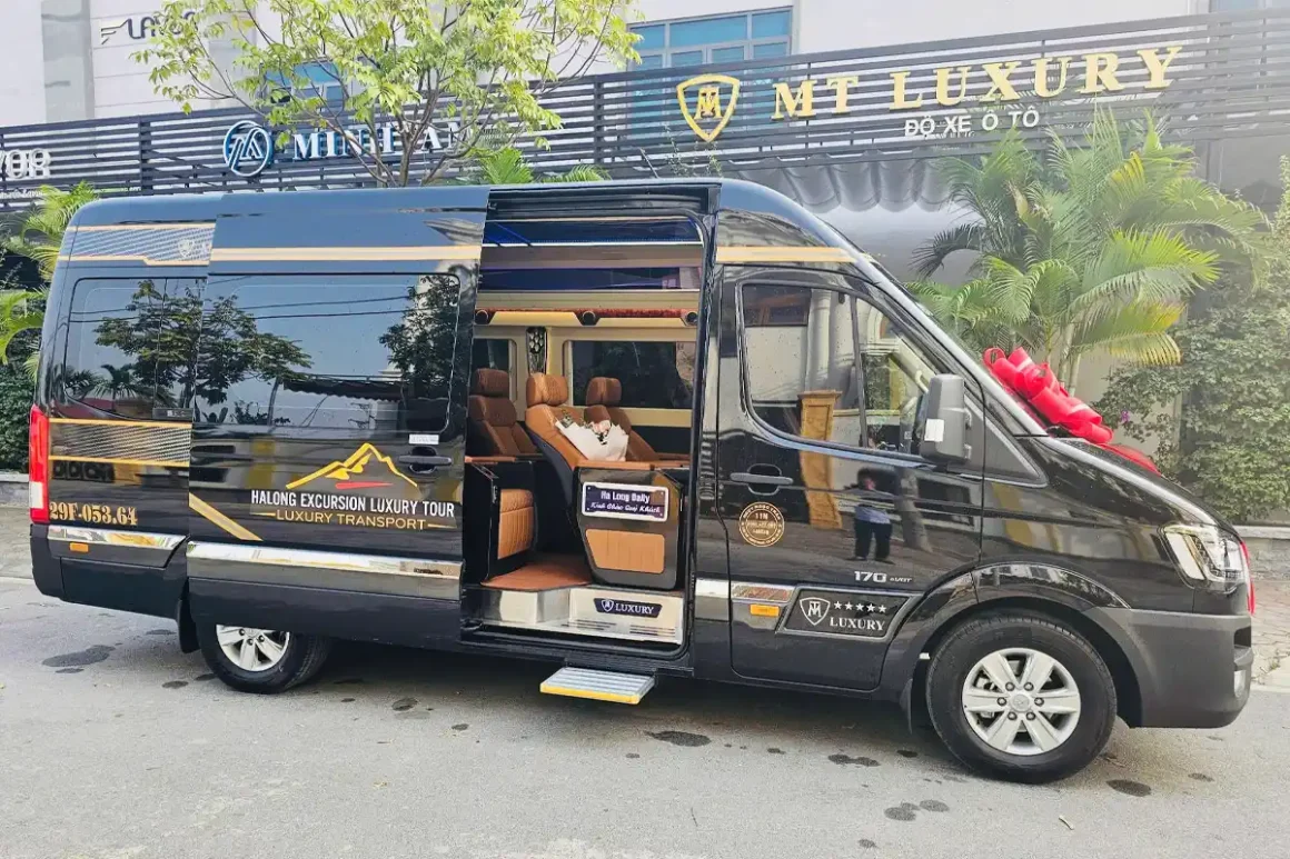 DCar Limousine Van DCar Limousine Van with leather seats for Hanoi to Halong Bay transfer
