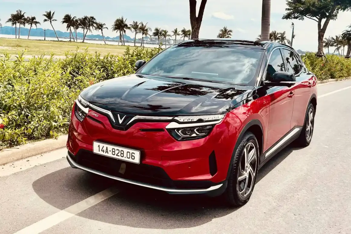 VinFast VF 8 Executive Car VinFast VF 8 executive car for Hanoi to Halong Bay private transfer