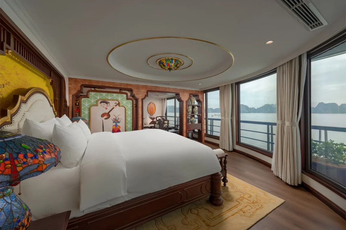 Majestic Cabin – L’amour Cruise Majestic cabin on L’amour Cruise Halong Bay